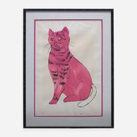 Andy Warhol (American, 1928-1987) From 25 Cats Name[d] Sam and One Blue Pussy