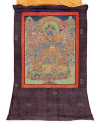 A Tibetan Thangka of Vajrakila