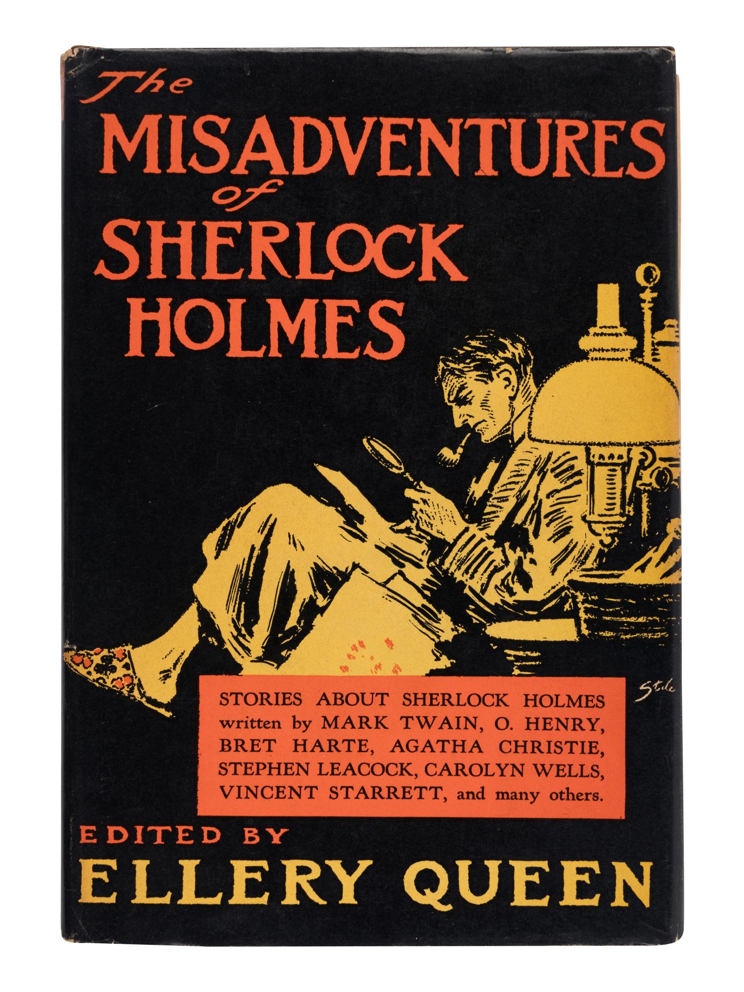 [DANNAY, Frederick and Manfred BENNINGTON as:] QUEEN, Ellery. The Misadventures of Sherlock Holmes . Boston: Little, Brown and Company, 1944.