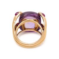 AMETHYST AND TOURMALINE RING