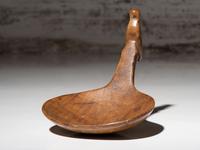Northeastern Woodlands Maple Figural Ladle, Bird
