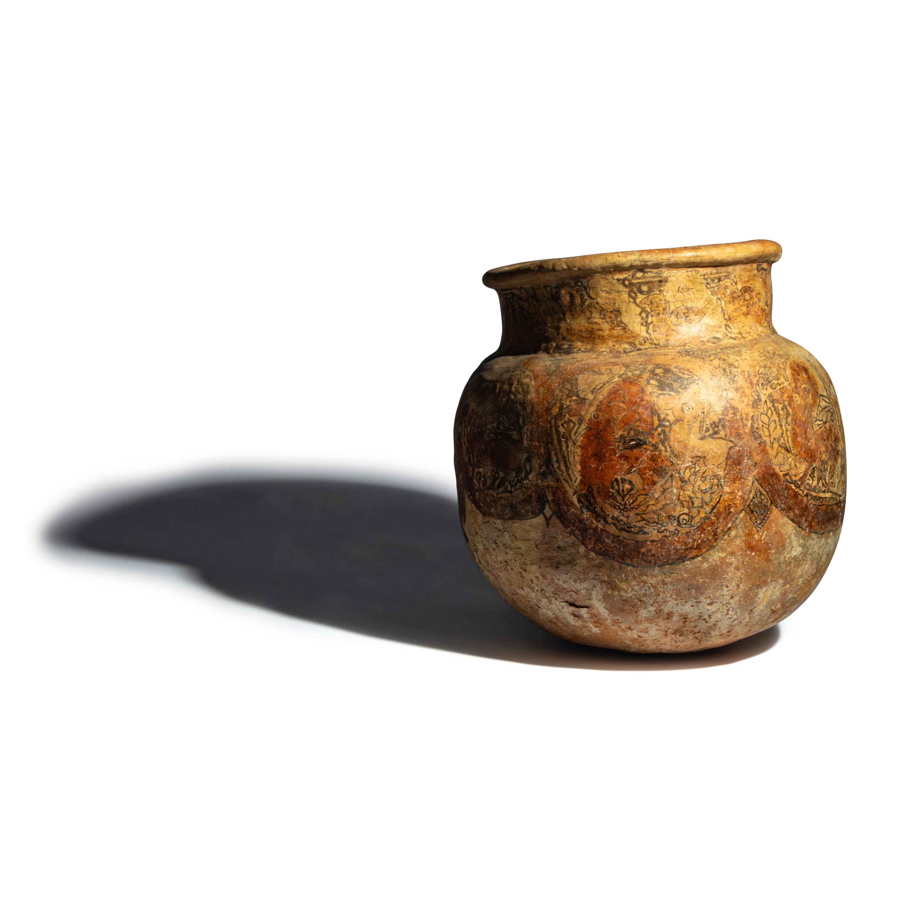 A Kushan Polychrome Vessel