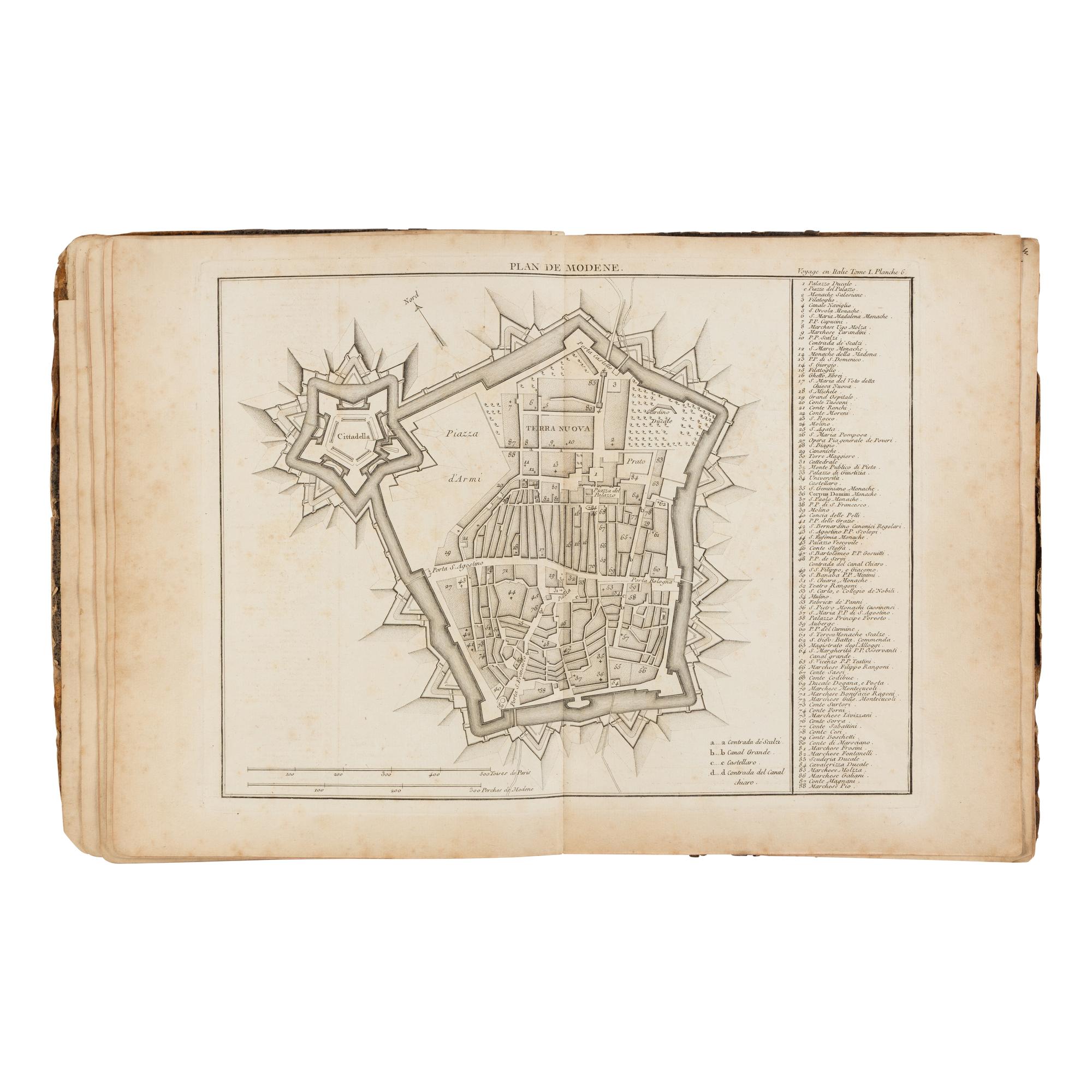 [Travel & Exploration] Lalande, Joseph Jérôme Lefrançois de. Voyage d'un françois en Italie