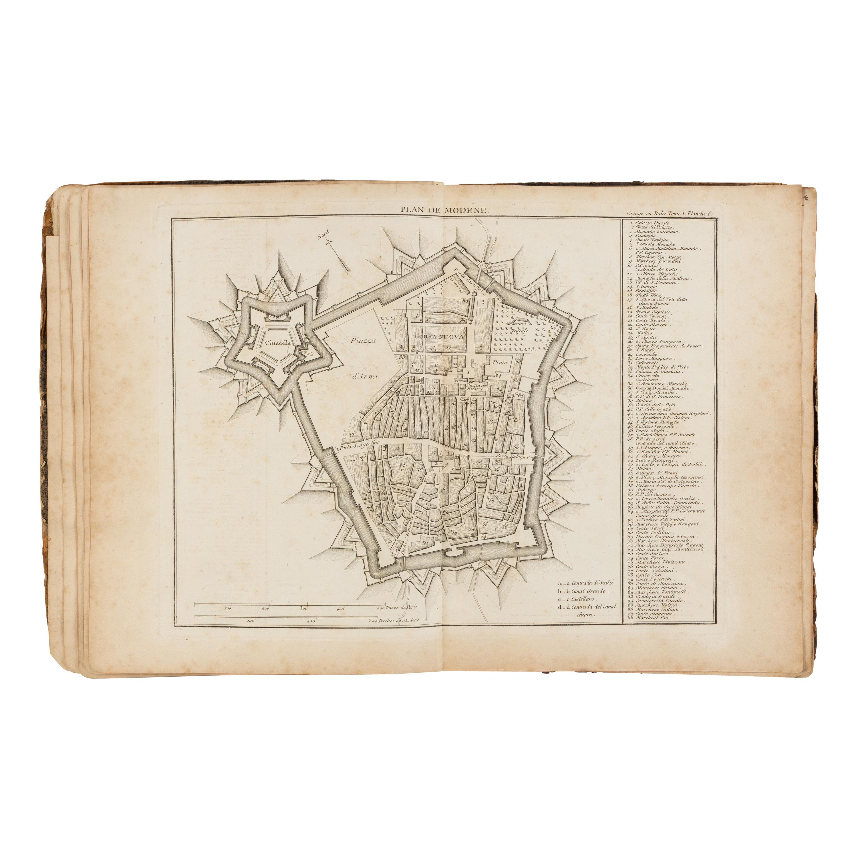 [Travel & Exploration] Lalande, Joseph Jérôme Lefrançois de. Voyage d'un françois en Italie