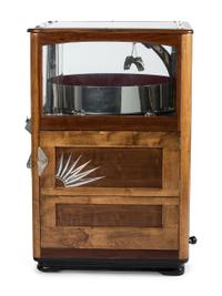 An Exhibit Supply Co. Novelty Candy Vender Claw Machine