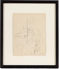 Reclining Nude with Crossed Legs, Casual Nude , and Woman Reading (three works)