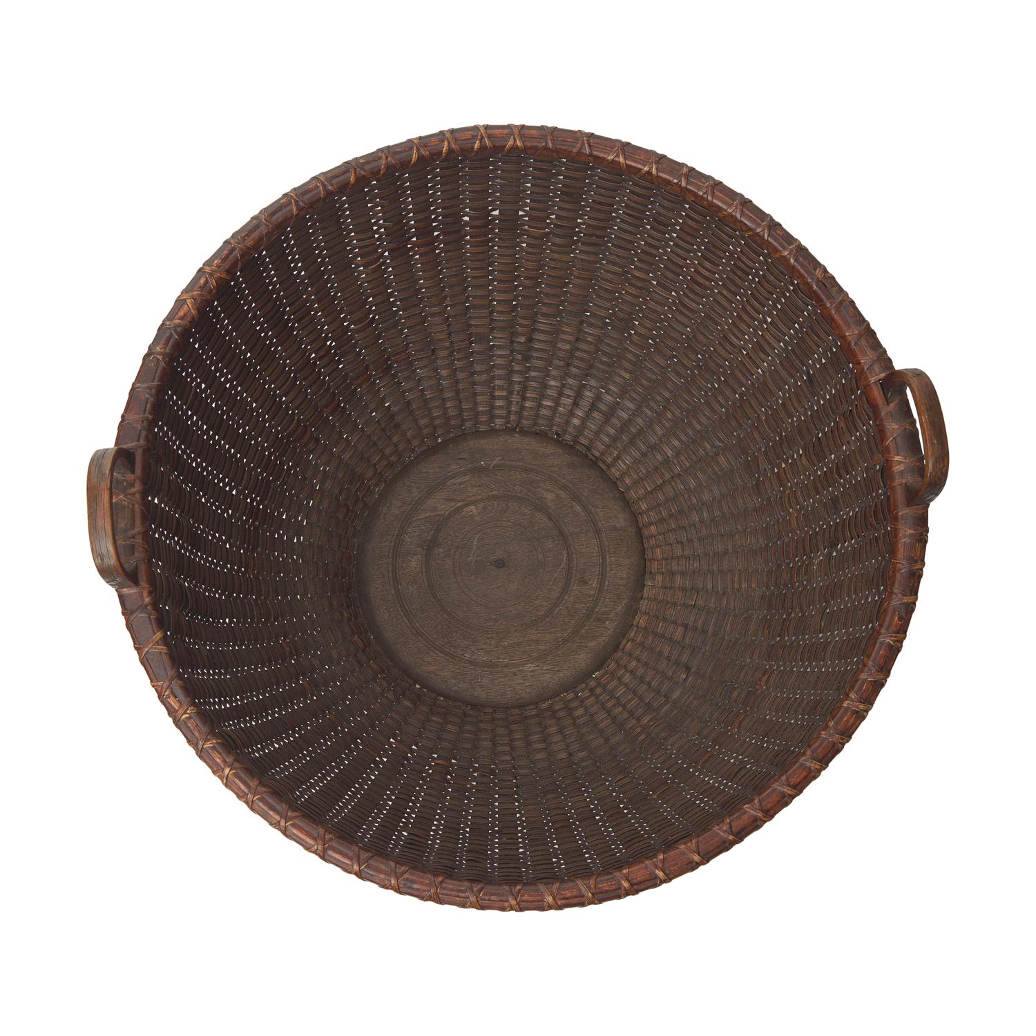 A Large Nantucket Lightship Gathering Basket