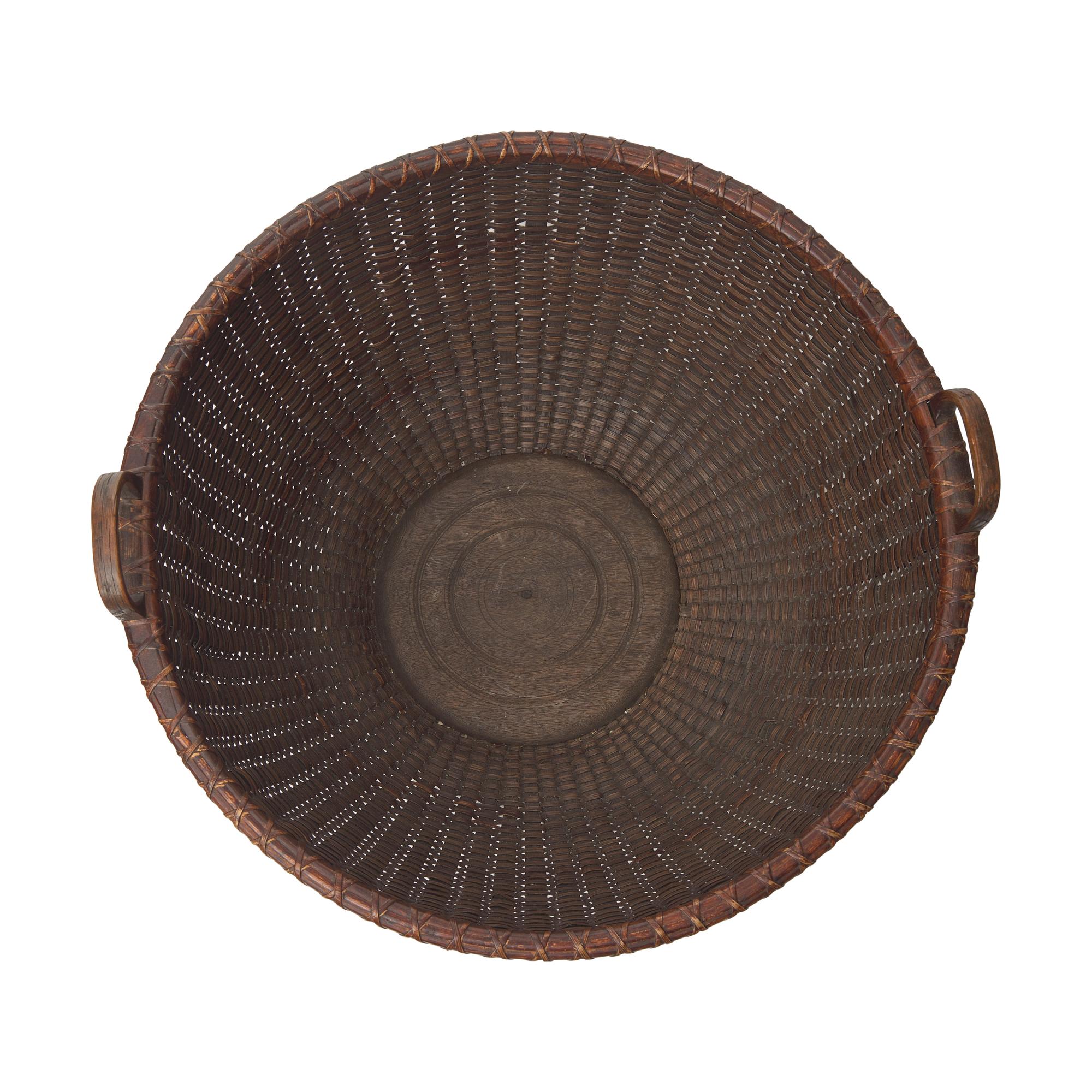 A Large Nantucket Lightship Gathering Basket