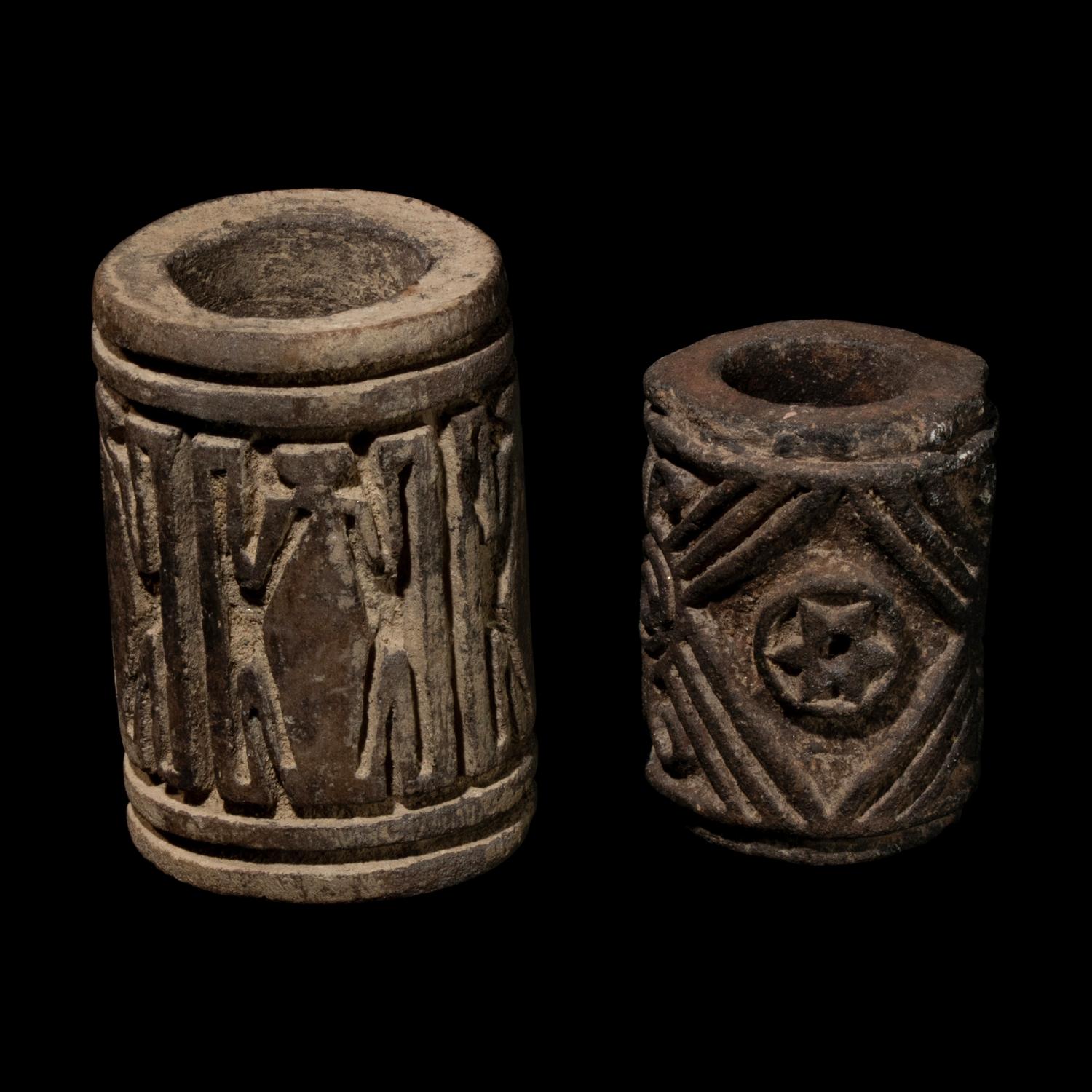 Two Pre-Columbian Stamp Rollers