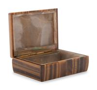 A Tiger's Eye Table Casket