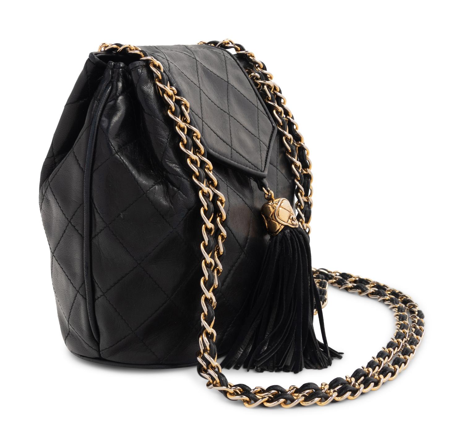 Chanel Quilted Leather Tassel Bag, 1989-91