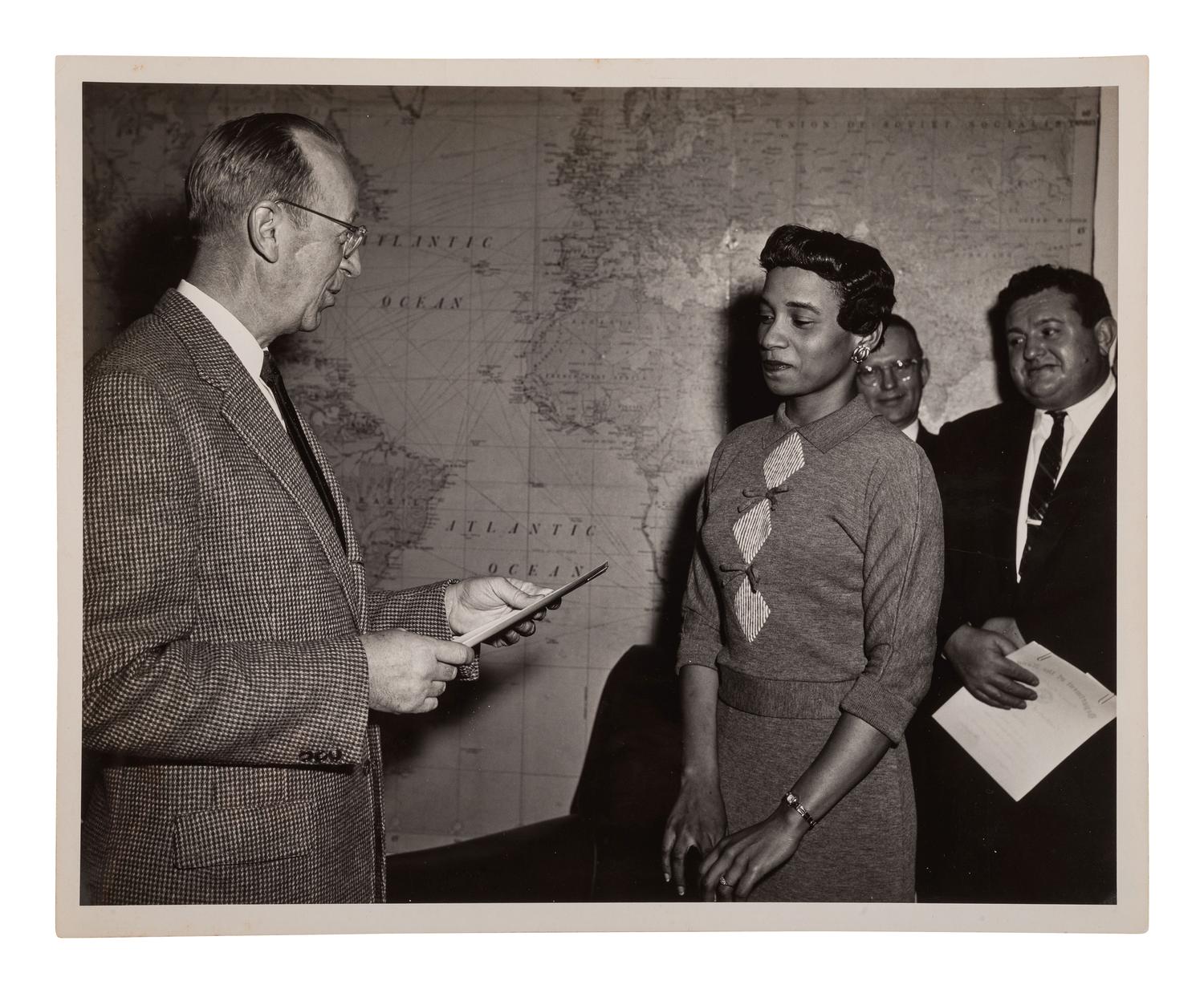 [WOMEN] -- [MILITARIA]. Collection of commendations and ephemera associated with Mrs. Bettye Campbell Ray (1937-2022), Department of the Navy. Ca 1950s-1970s.