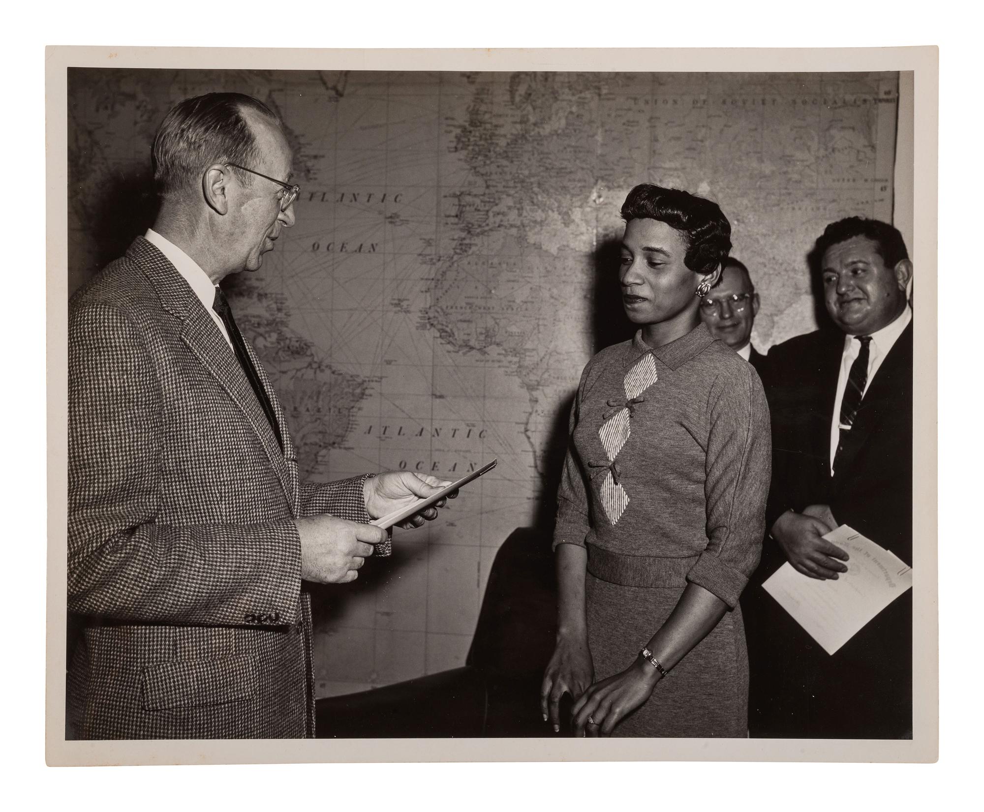[WOMEN] -- [MILITARIA]. Collection of commendations and ephemera associated with Mrs. Bettye Campbell Ray (1937-2022), Department of the Navy. Ca 1950s-1970s.