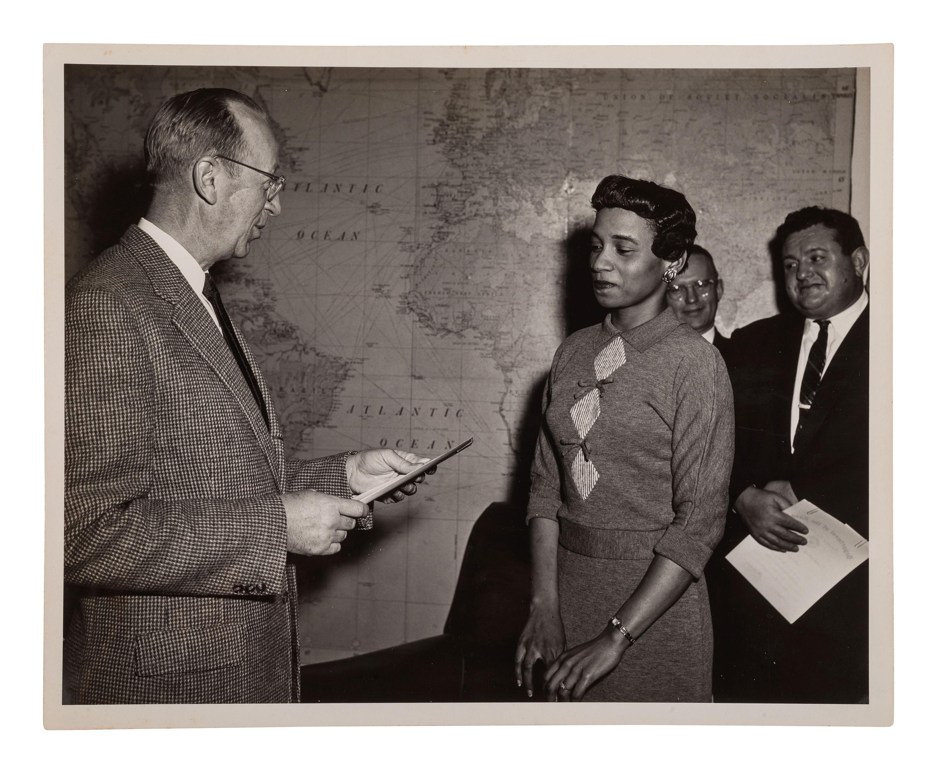 [WOMEN] -- [MILITARIA]. Collection of commendations and ephemera associated with Mrs. Bettye Campbell Ray (1937-2022), Department of the Navy. Ca 1950s-1970s.