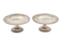 A Pair of Silver Mint Dishes and Tazze