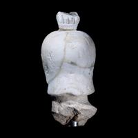 A Roman Marble Head of a Soldier