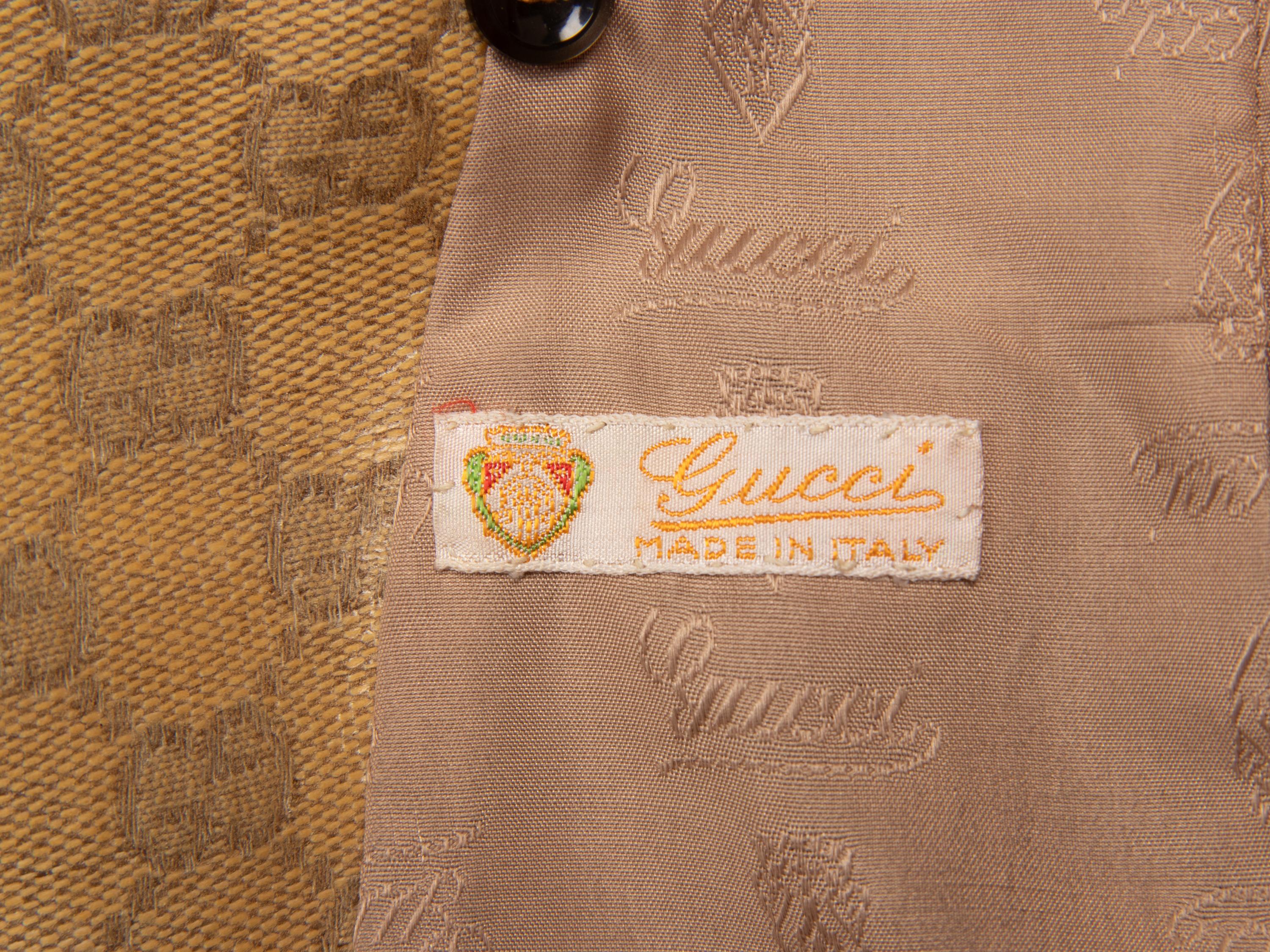 Gucci, Monogram Raincoat, 1970's