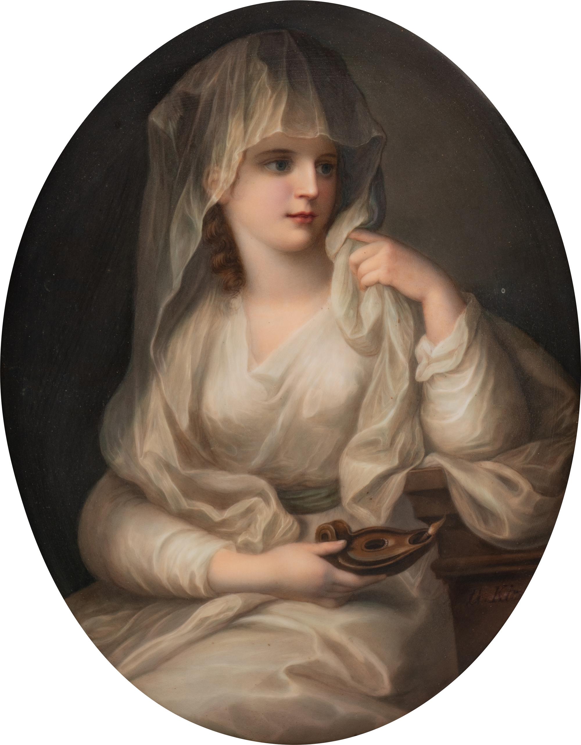 A Continental Porcelain Plaque
