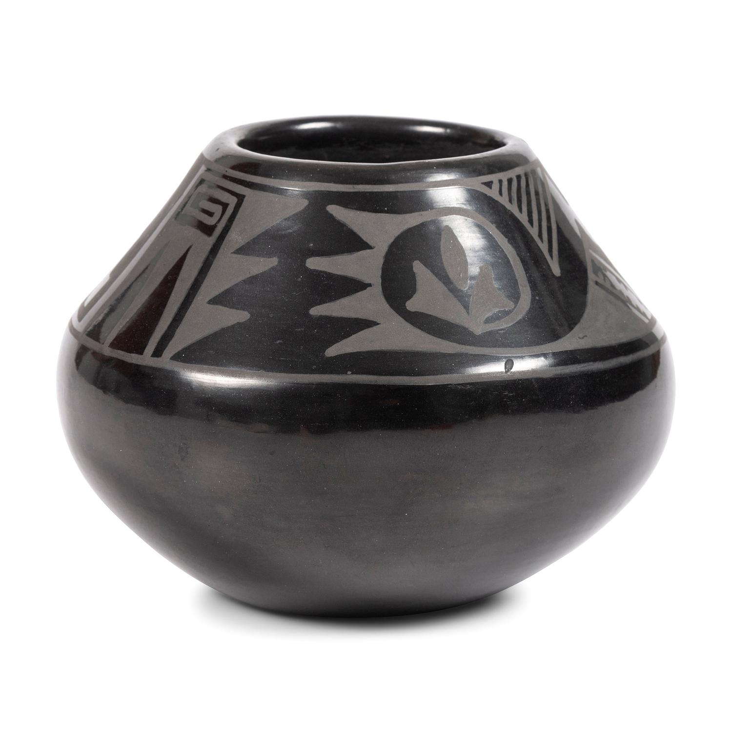 Blackware Pottery Jar