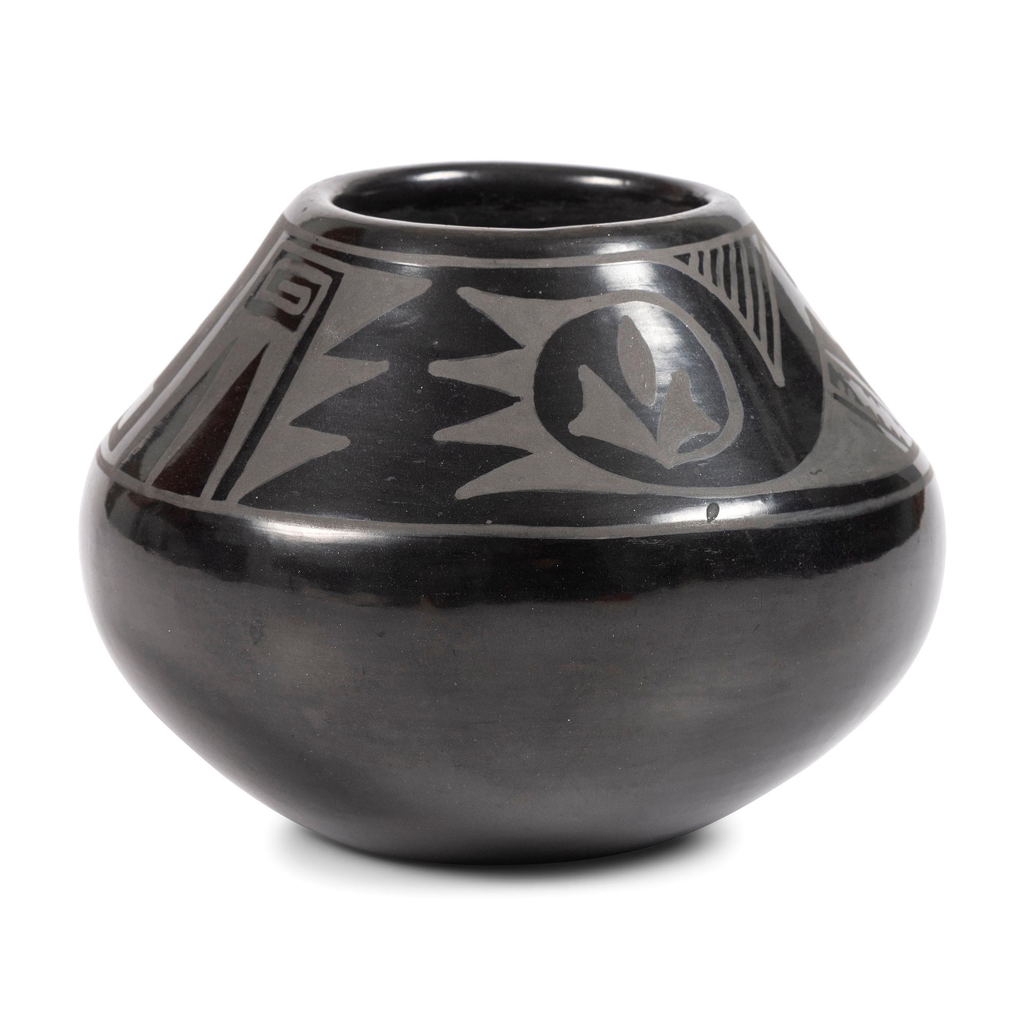 Blackware Pottery Jar
