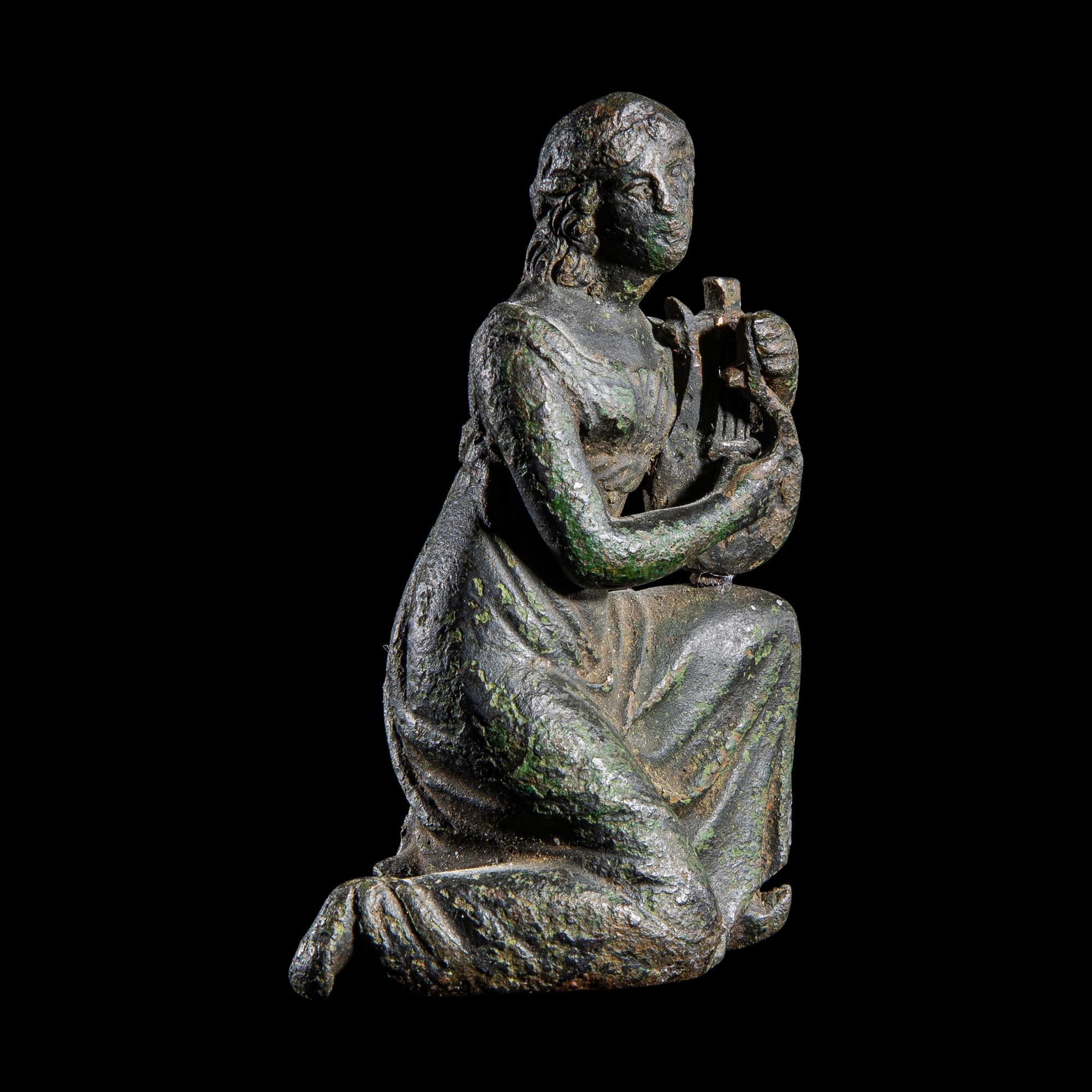 A Roman Bronze Muse