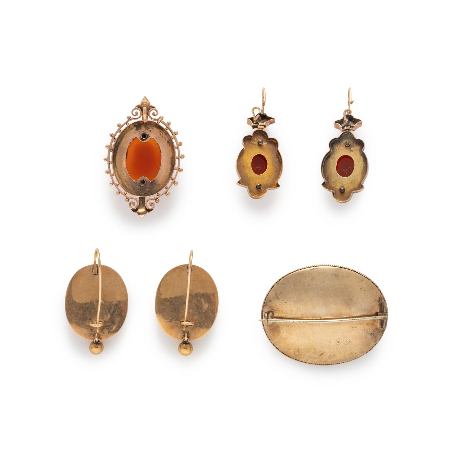 VICTORIAN, COLLECTION OF JEWELRY
