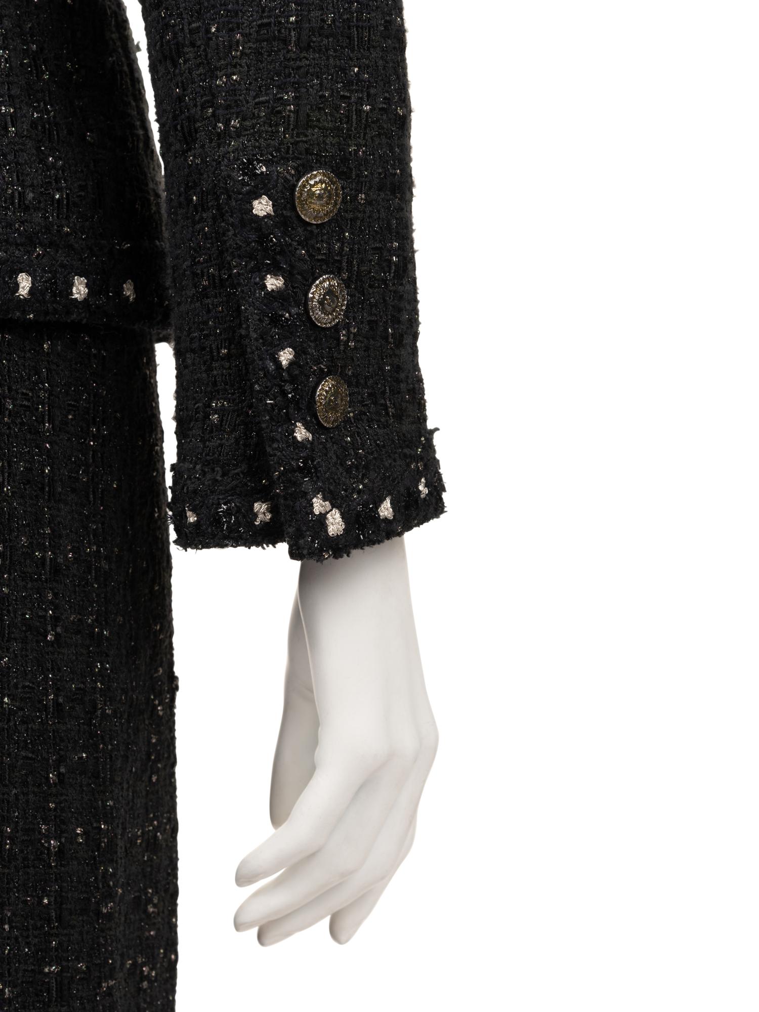 Chanel Embellished Wool Tweed Two-Piece Skirt Suit, Fall 2005