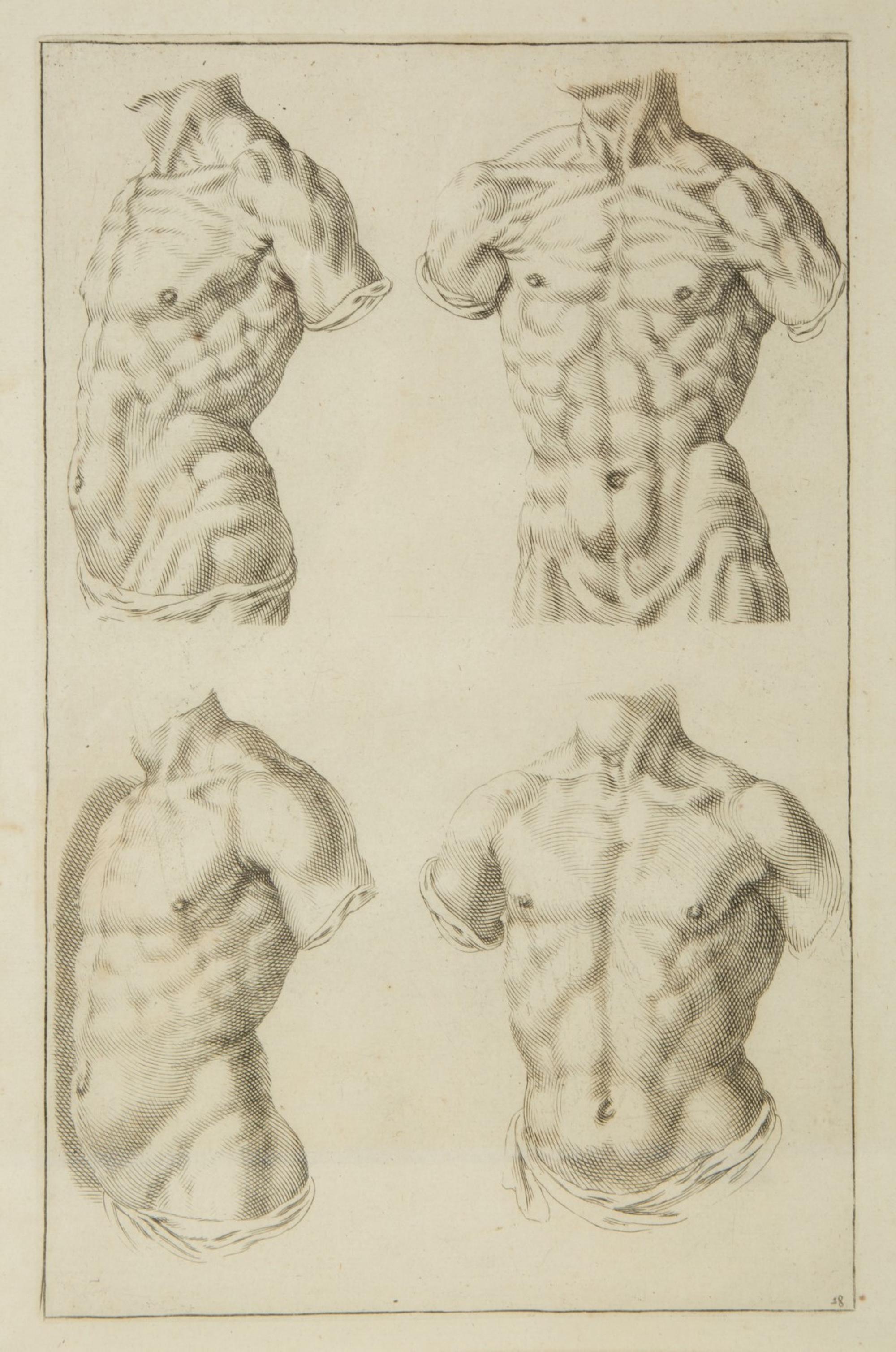 A Group of Ten Framed Continental Engravings — 18TH/19TH CENTURY