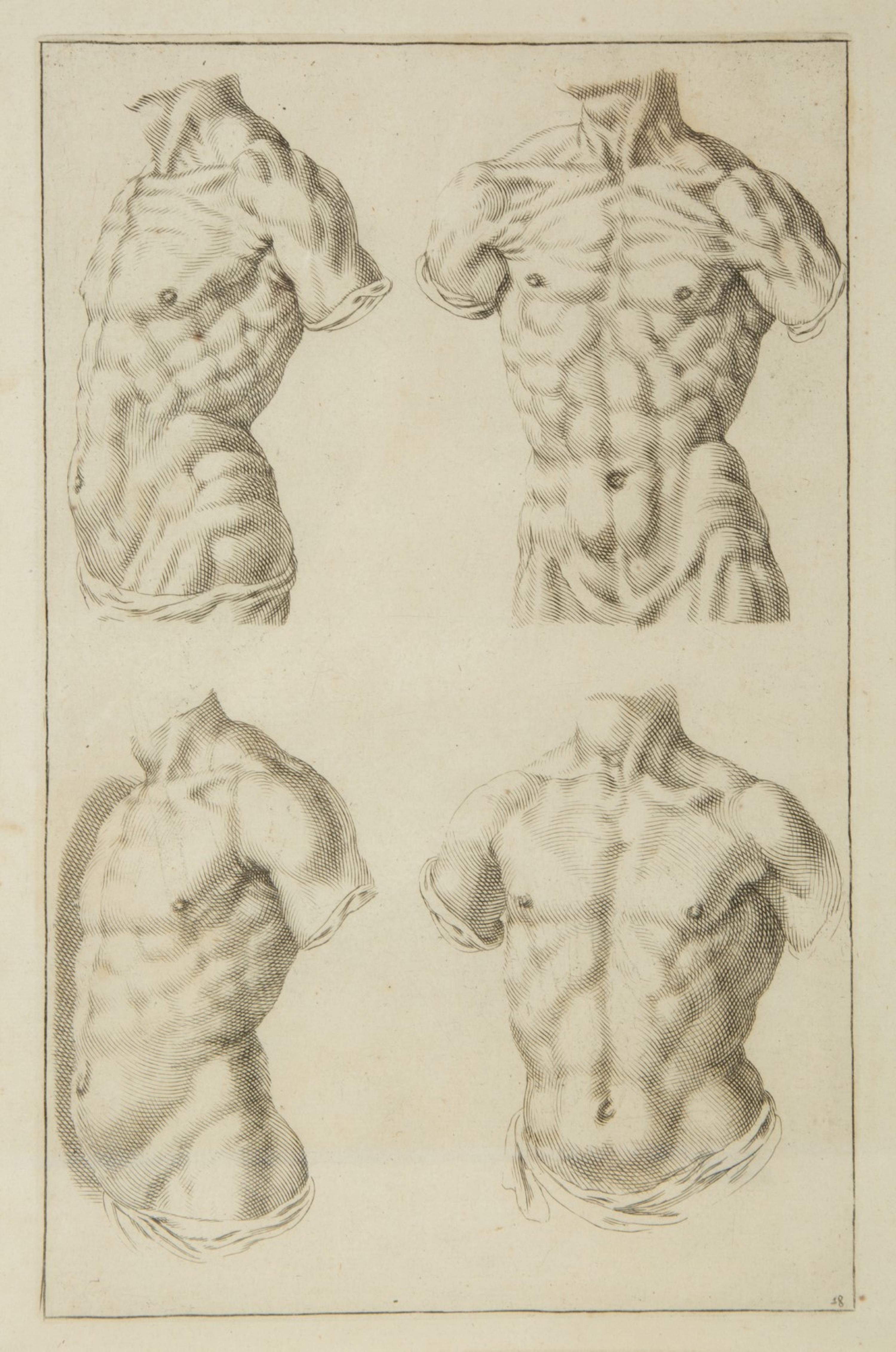 A Group of Ten Framed Continental Engravings — 18TH/19TH CENTURY