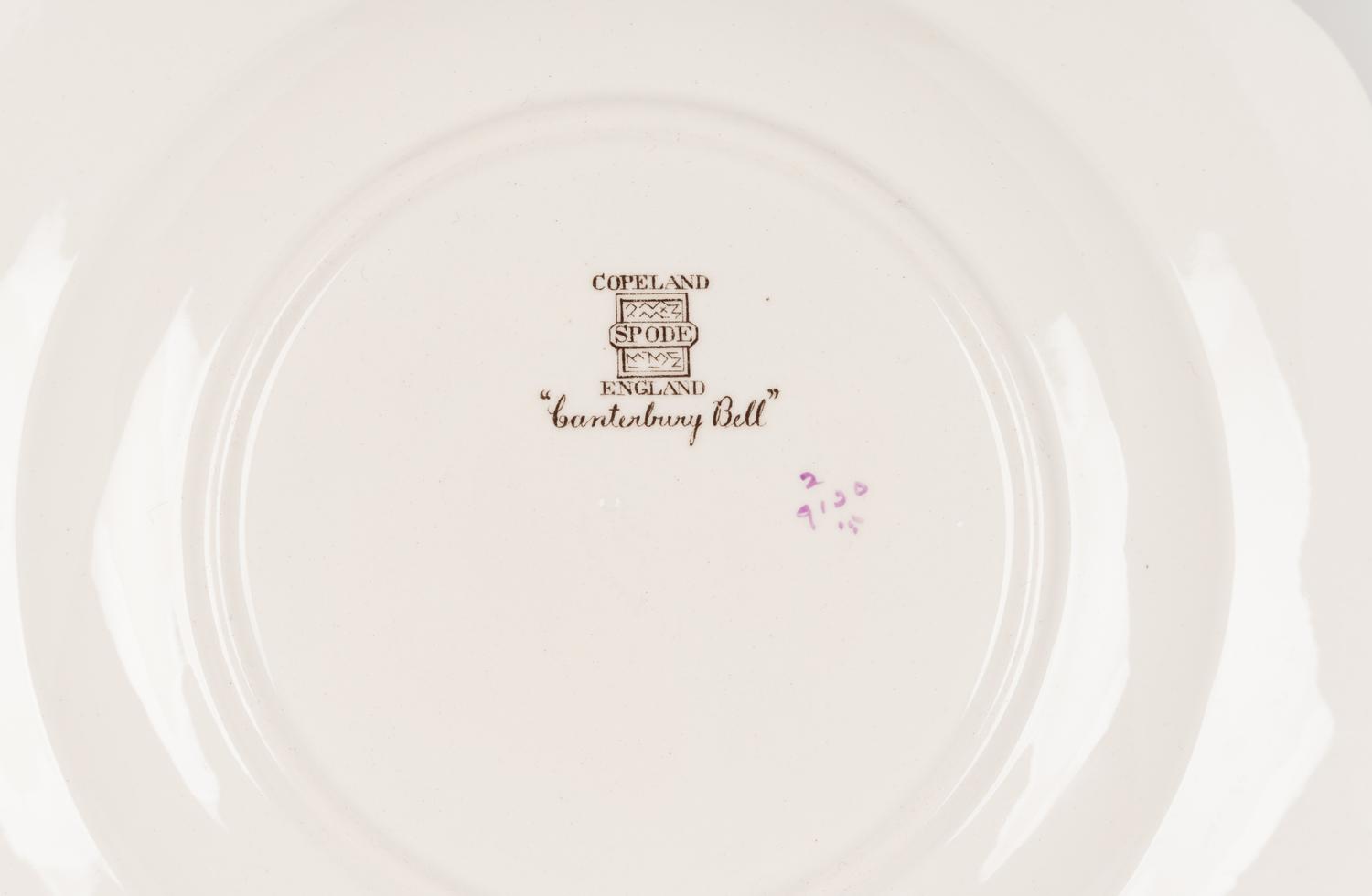 A Set of Twelve Spode Ceramic Dessert Plates