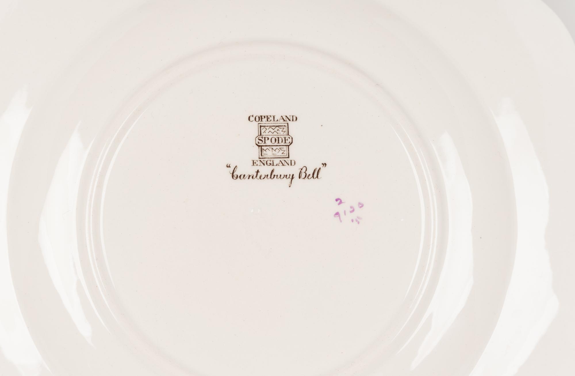 A Set of Twelve Spode Ceramic Dessert Plates