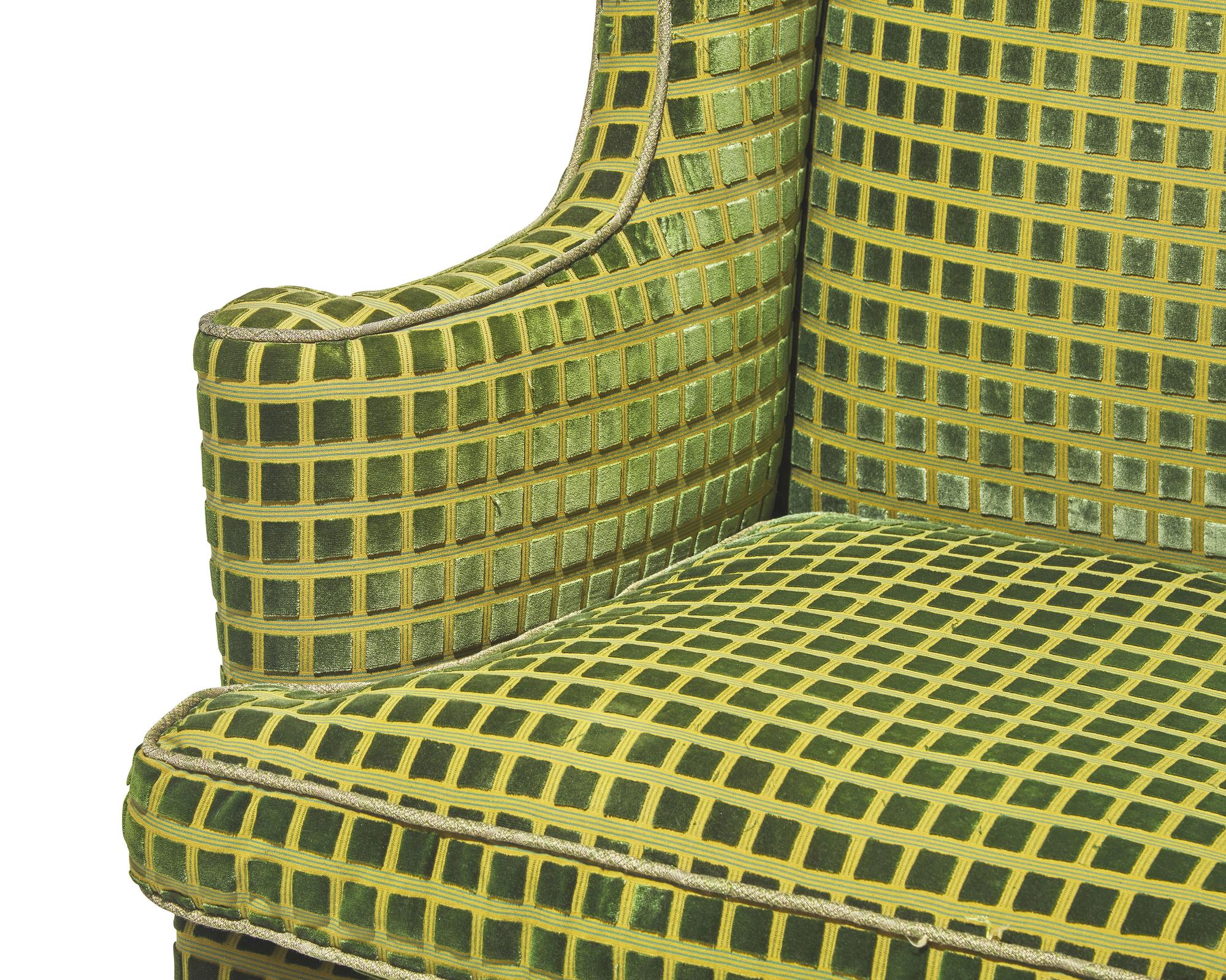 A George I walnut easy chair, circa 1710