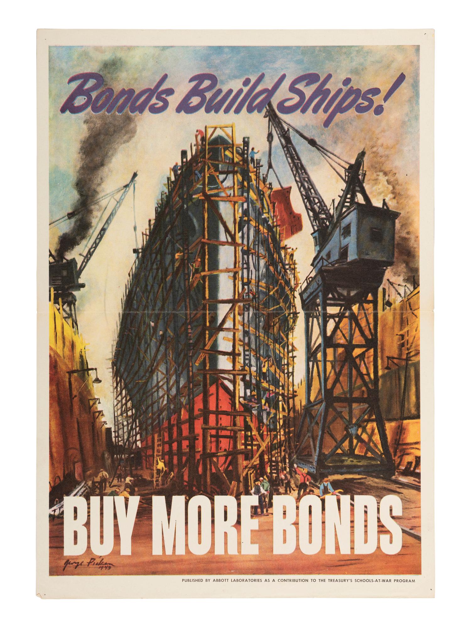[WW2]. 12 World War II propaganda posters, comprising: