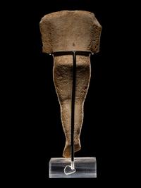 A Cycladic Marble Reclining Female Figure