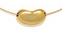 TIFFANY & CO., ELSA PERETTI, YELLOW GOLD BEAN PENDANT
