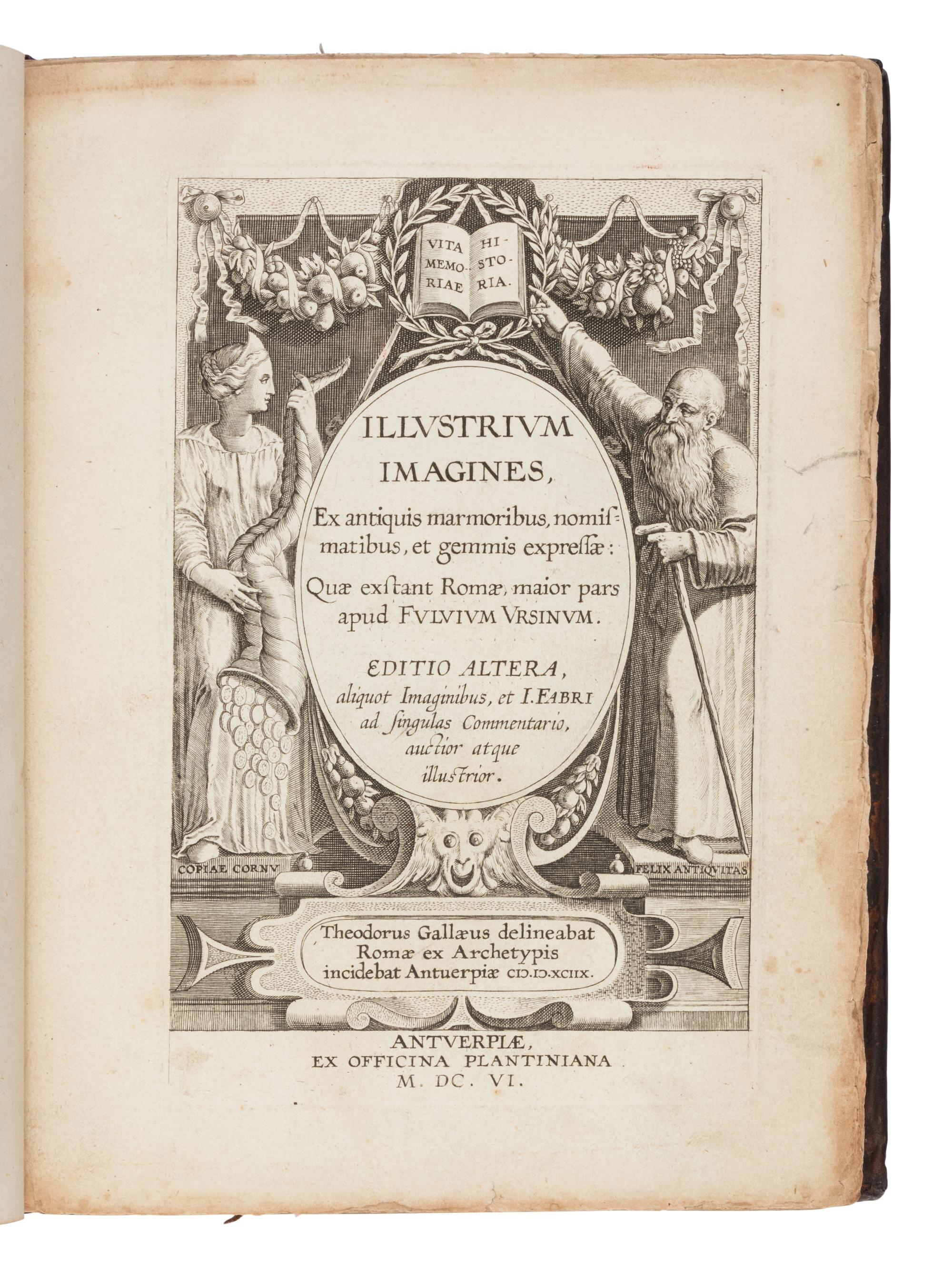 [Printing] Faber, Johannes. In Imagines Illustrium ex Fulvii Ursini Biblioteca