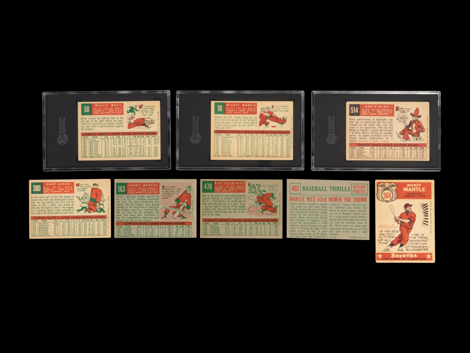A Complete Set of 1959 Topps Baseball Cards (572/572),