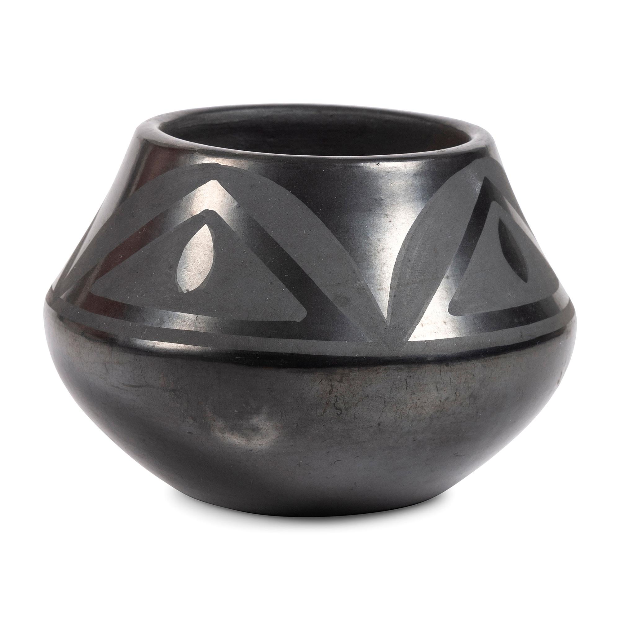 Blackware Pottery Jar