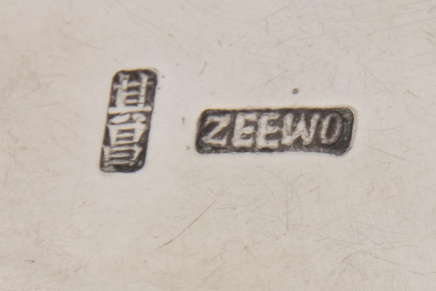 A Chinese Export Silver Covered Box