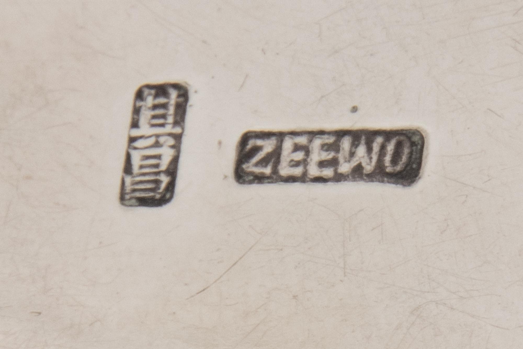 A Chinese Export Silver Covered Box