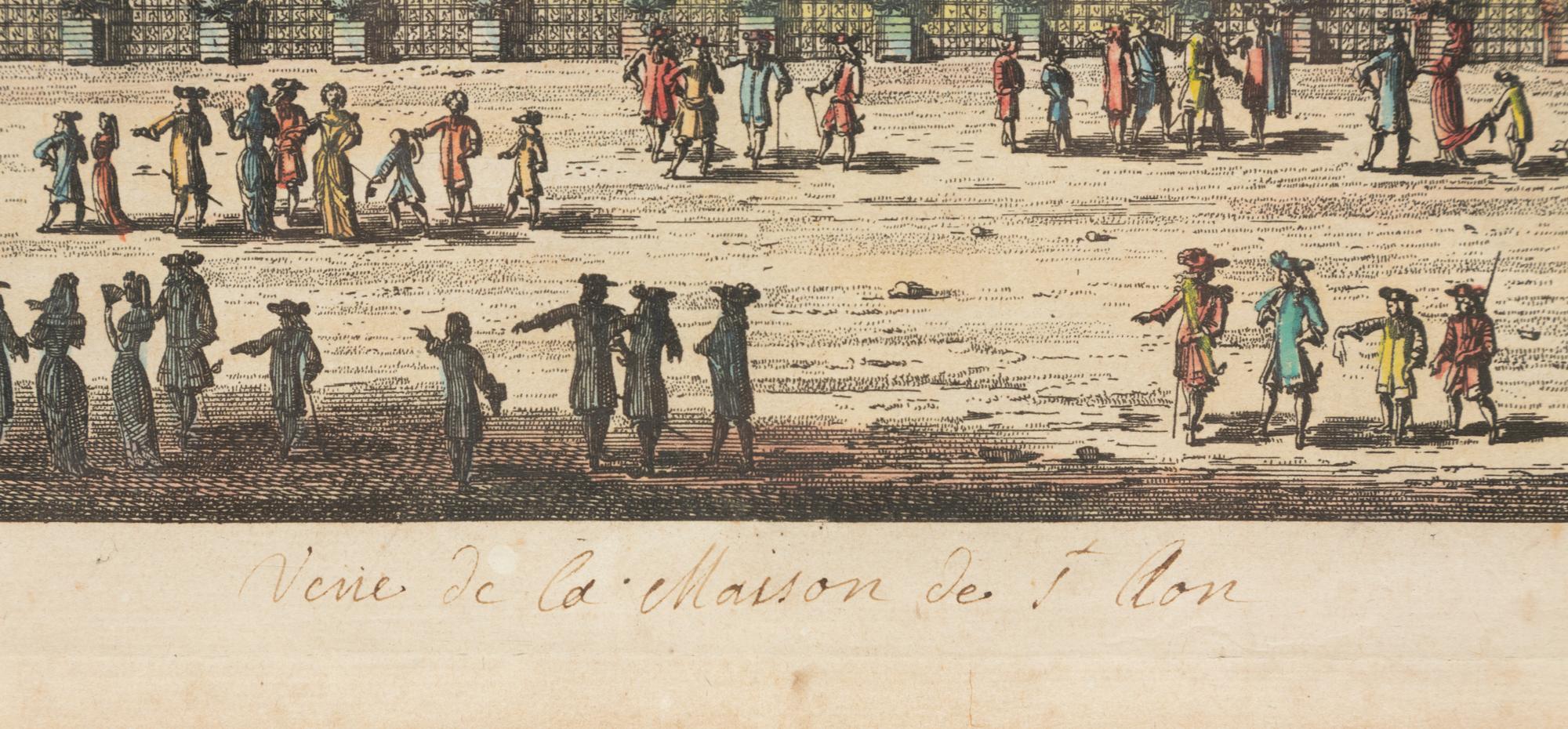 Two French Hand Colored Engravings