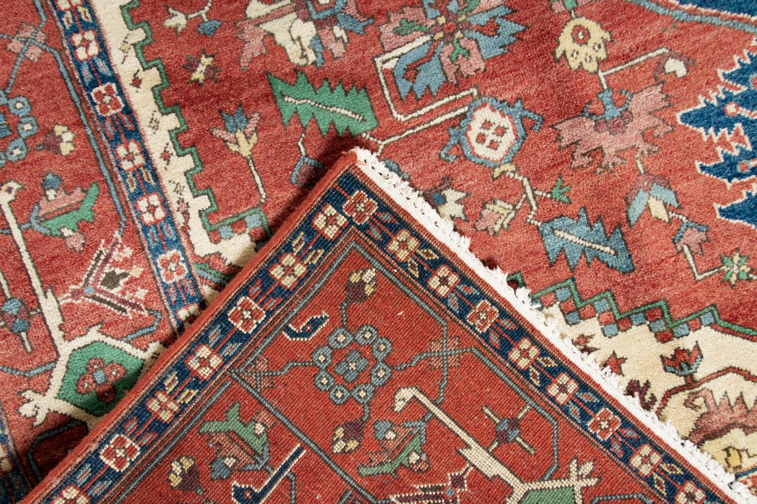 An Indo Heriz Rug