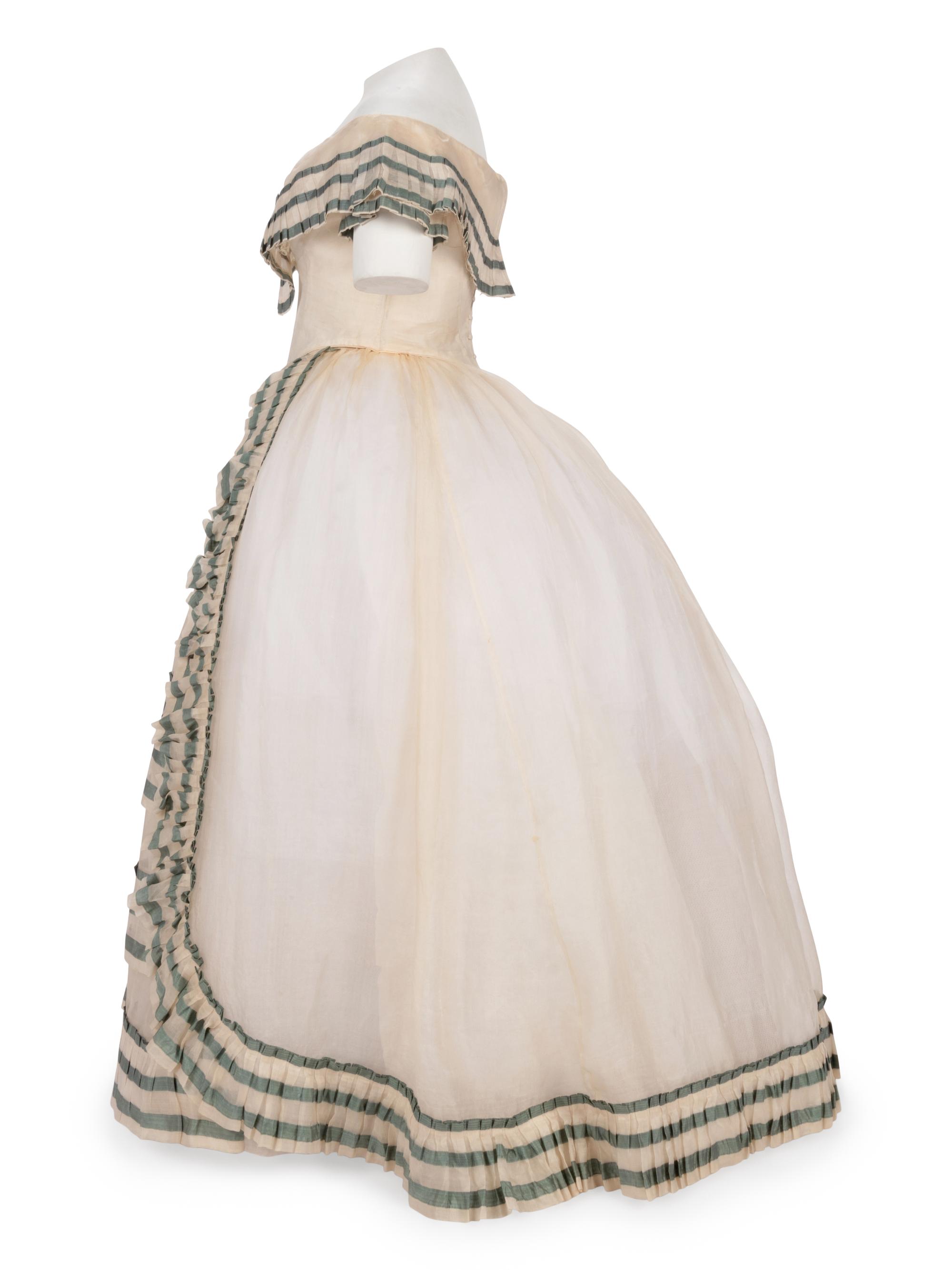 Three Piece Dress with Day and Evening Bodices, 1860s