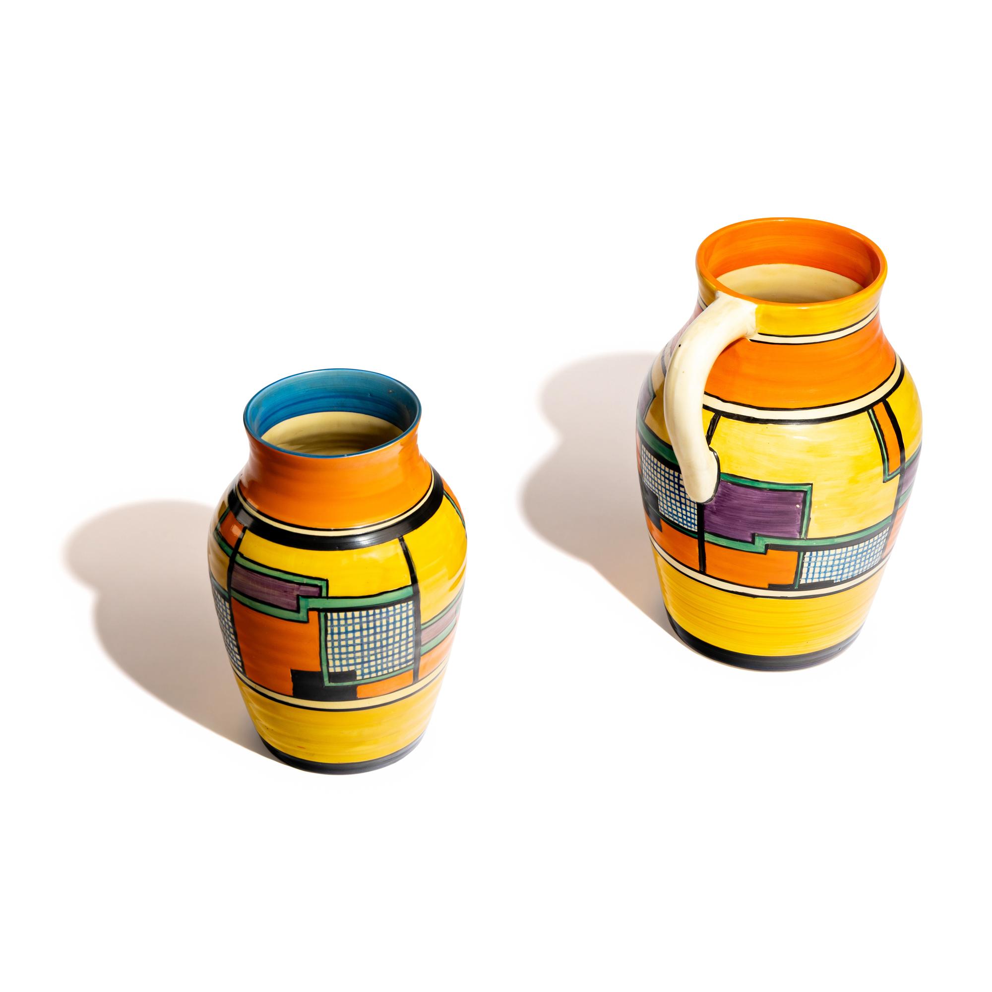 Football pattern 2 Jugs, c. 1930