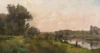 Attributed to Charles Francois Daubigny, (French, 1817–1878), On the Oise
