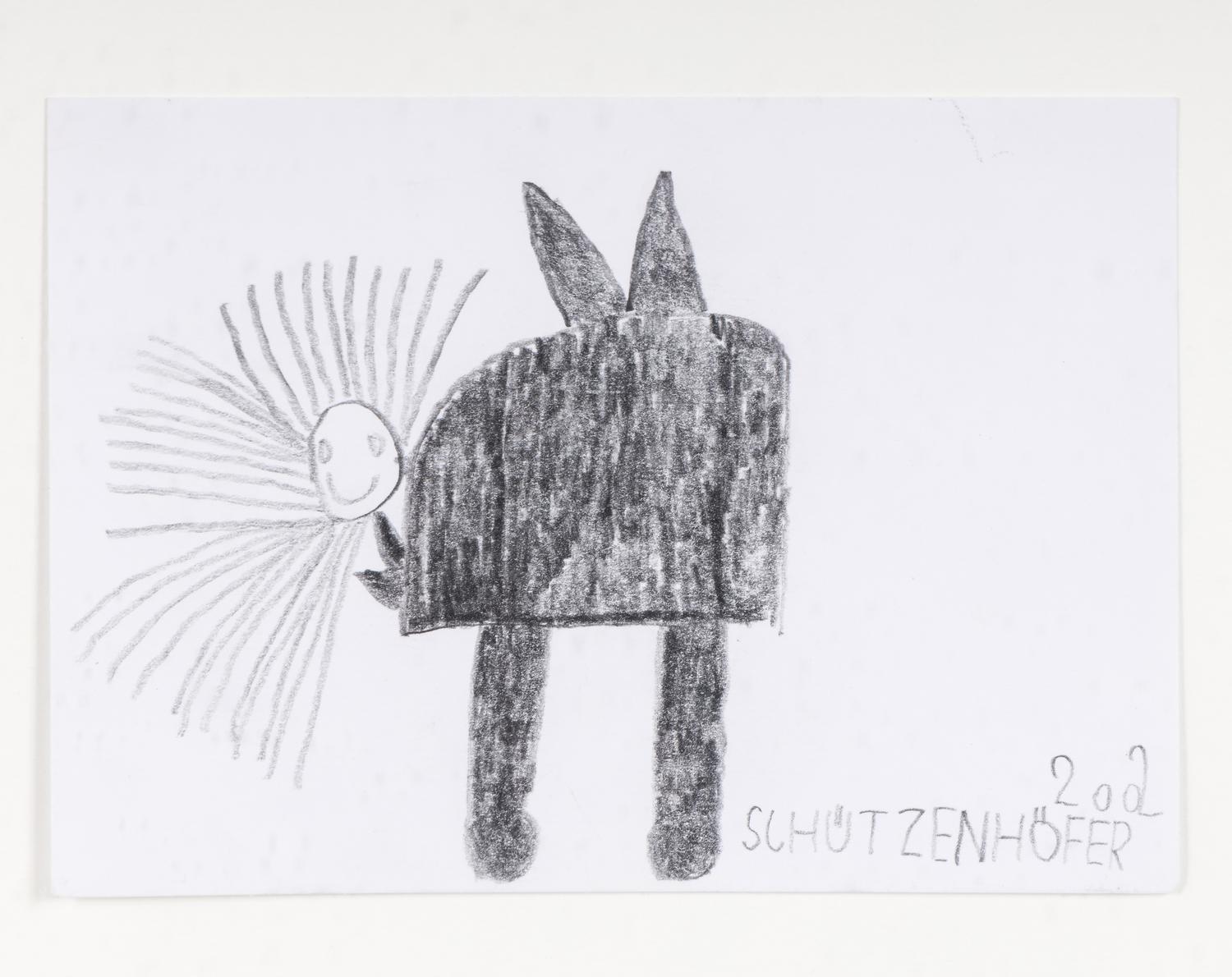 Untitled (Rocket), Untitled (Rabbit), and Untitled (Vehicle) (three works)