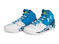 A Pair of Stephen Curry Signed Autograph Under Armour Basketball Shoes (Fanatics Authentic)