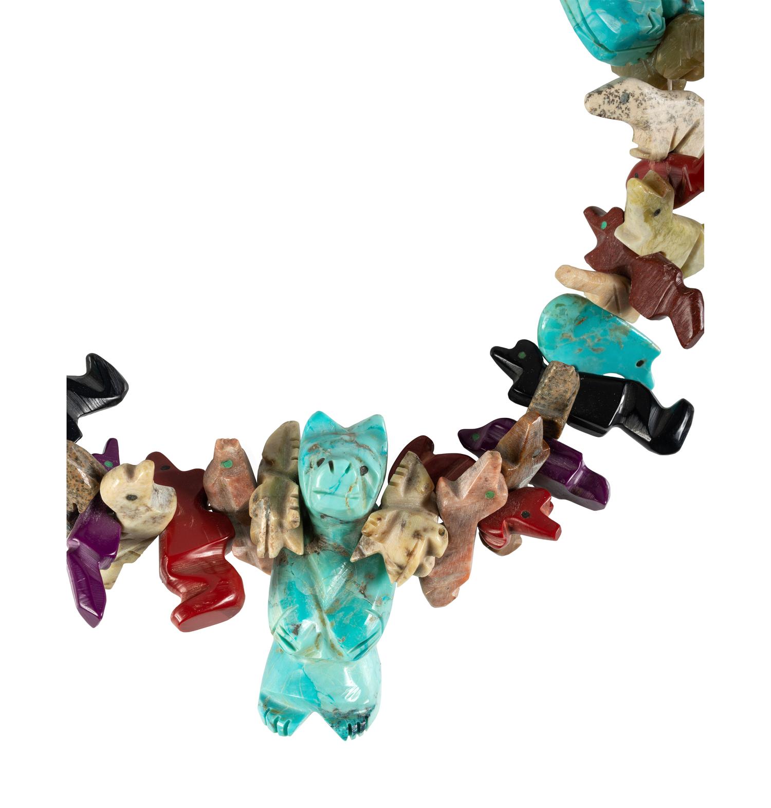 Zuni Single-Strand Fetish Necklaces