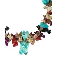 Zuni Single-Strand Fetish Necklaces