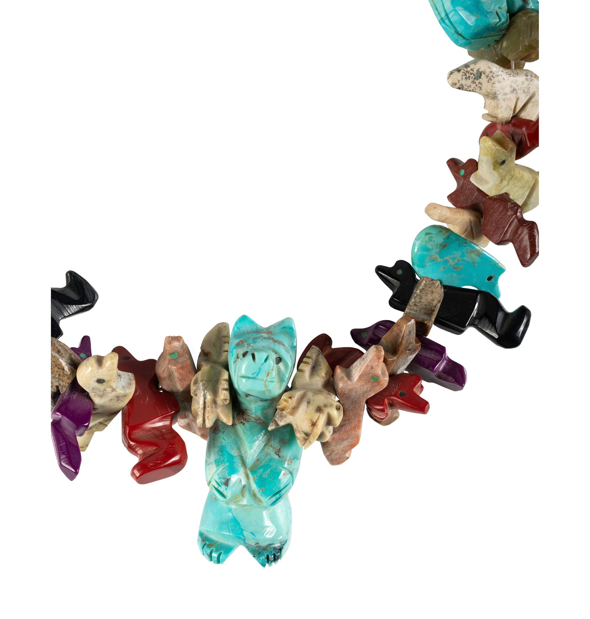 Zuni Single-Strand Fetish Necklaces